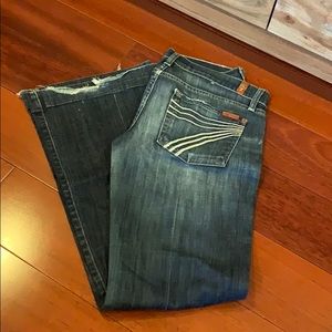 7 for all mankind jeans size 27